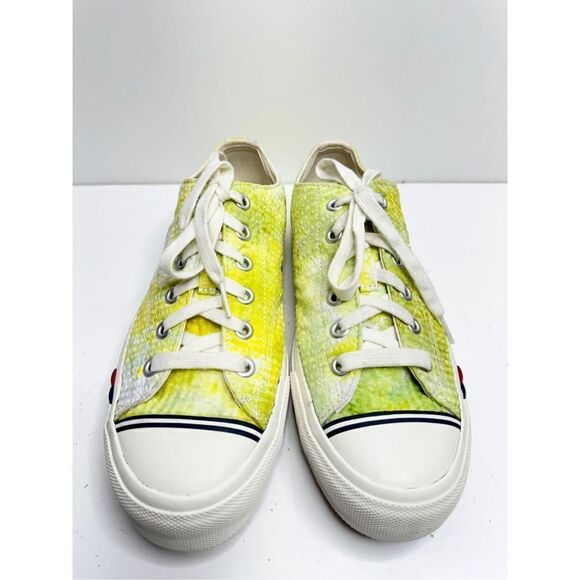 Pro Keds Sneakers Mens Size 9US Green Yellow Athletic Lace Up Low‎ Top Shoes - Picture 1 of 10